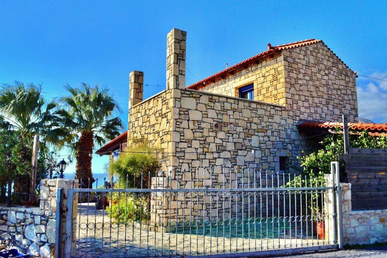 Elouthia Residence With Sea View And Hot Tub Τσούτσουρος Εξωτερικό φωτογραφία